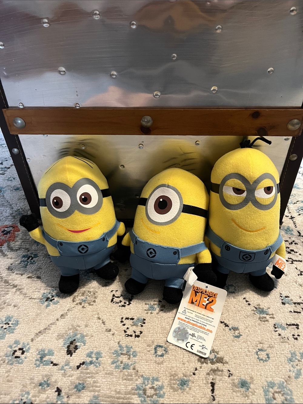 Universal Yellow Minion Plush Trio - Blue Overalls